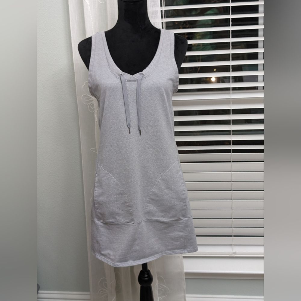 Lucy "Daily Practice Dress" Heathered Gray Size Xs